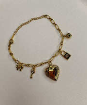 Charm Avenue Sealed with a kiss bracelet - Shop women's at Charm Avenue