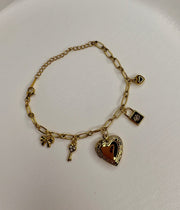 Charm Avenue Sealed with a kiss bracelet - Shop women's at Charm Avenue