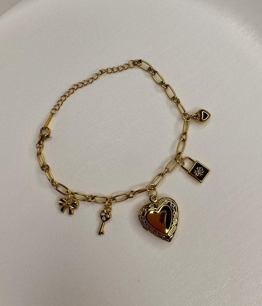 Charm Avenue Sealed with a kiss bracelet - Shop women's at Charm Avenue