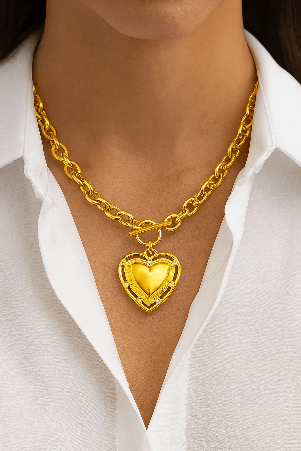 Charm Avenue Serafina necklace - 18k gold plated - Shop women's at Charm Avenue