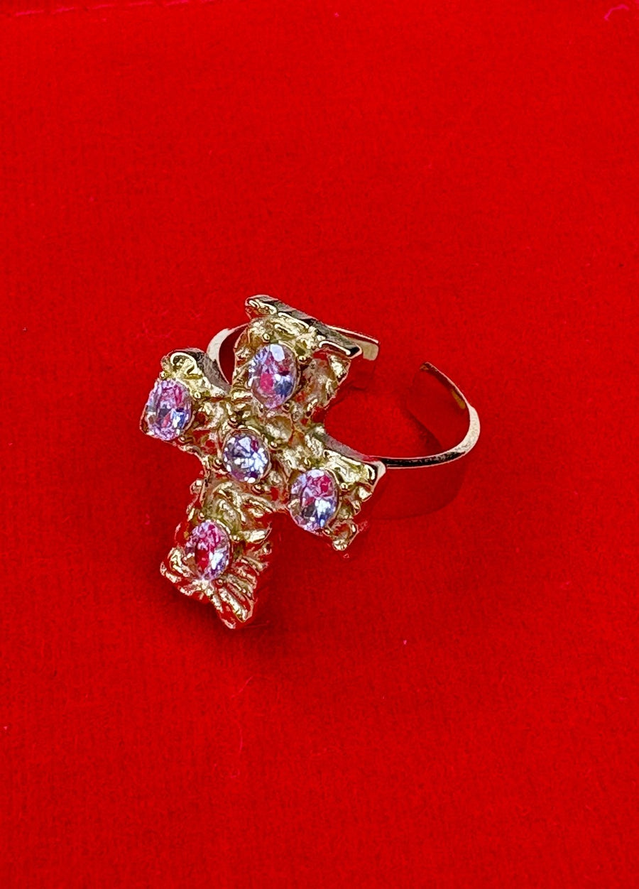 Charm Avenue Shay ring - 18k gold plated stainless - Shop women's at Charm Avenue