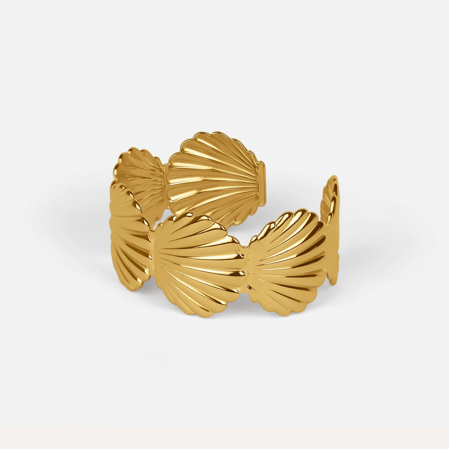 Charm Avenue Shell cuff bracelet - Shop women's at Charm Avenue