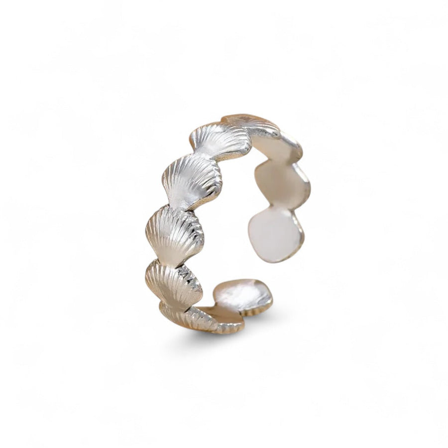 St Lucia Boutique Shelly Ring - Silver - Shop women's Accessories at Charm Avenue