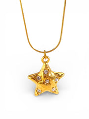 Charm Avenue Shimmer necklace - 18k gold plated - Shop women's at Charm Avenue