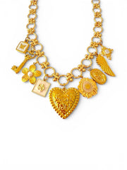 Charm Avenue Solanj charm necklace - 18k gold plated - Shop women's at Charm Avenue