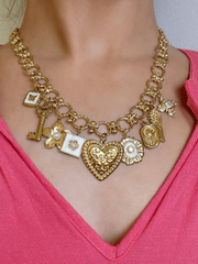 Charm Avenue Solanj charm necklace - 18k gold plated - Shop women's at Charm Avenue