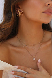 Charm Avenue Solar earrings - 18k gold plated - Shop women's at Charm Avenue