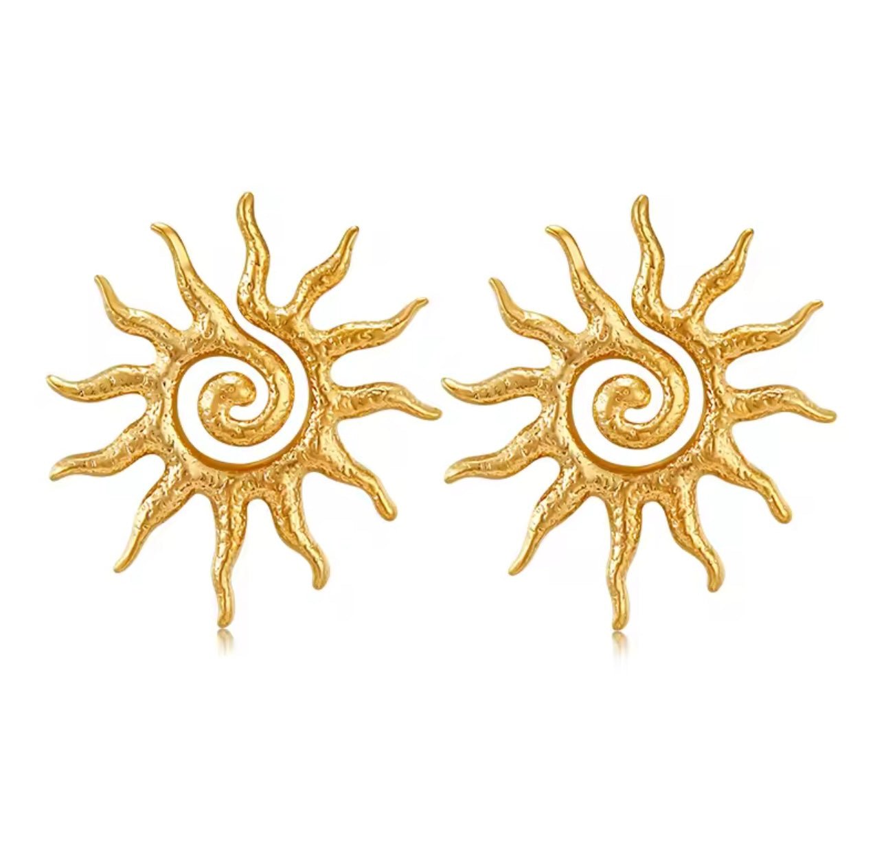 Charm Avenue Solar earrings - 18k gold plated - Shop women's at Charm Avenue