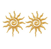 Charm Avenue Solar earrings - 18k gold plated - Shop women's at Charm Avenue