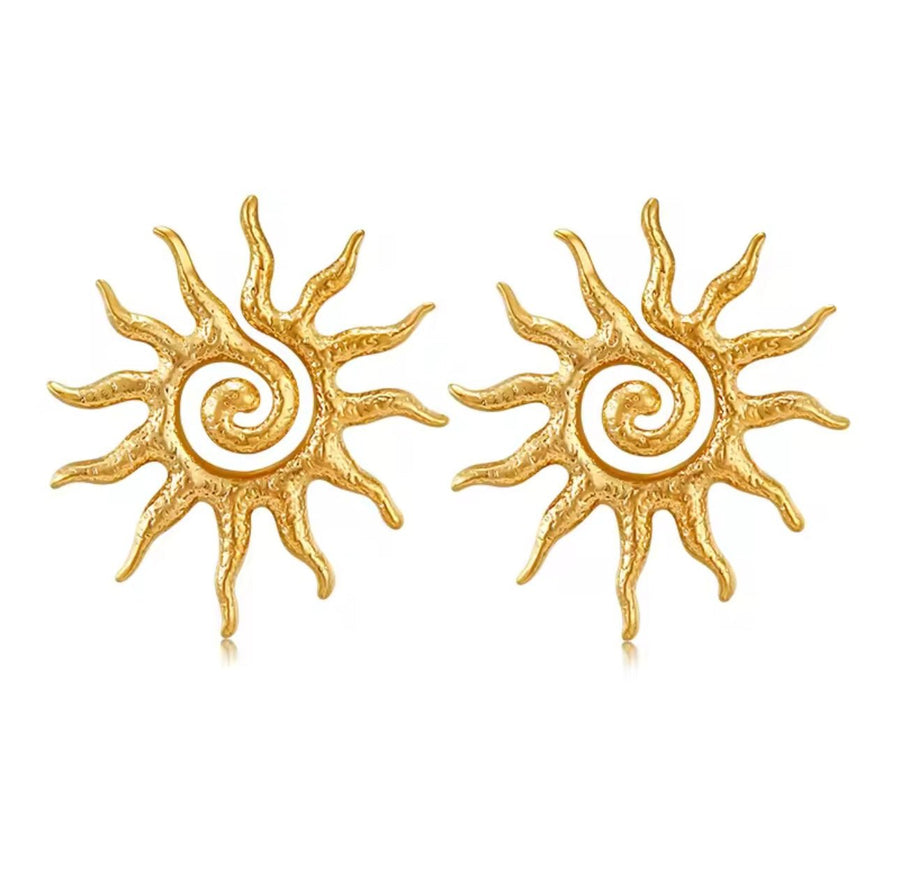 Charm Avenue Solar earrings - 18k gold plated - Shop women's at Charm Avenue