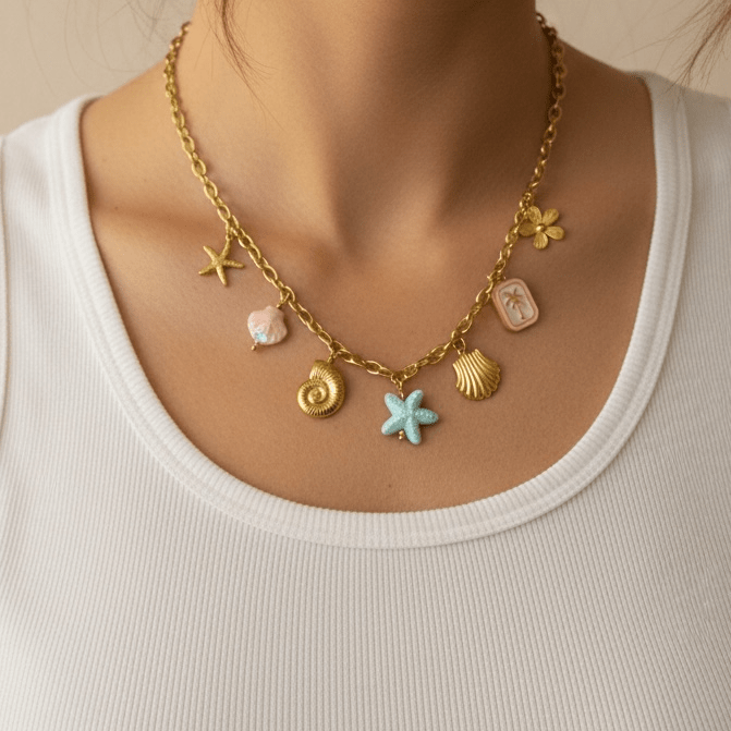 Charm Avenue Solara charm necklace - 18k gold plated - Shop women's at Charm Avenue