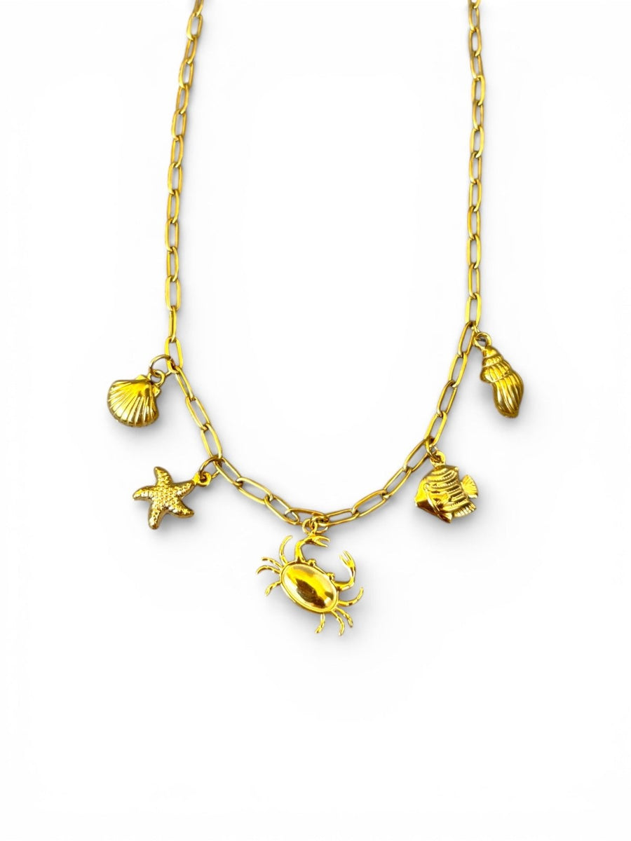 Charm Avenue Soleil charm necklace - 18k gold plated - Shop women's at Charm Avenue