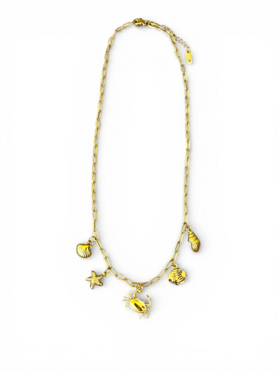 Charm Avenue Soleil charm necklace - 18k gold plated - Shop women's at Charm Avenue