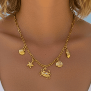 Charm Avenue Soleil charm necklace - 18k gold plated - Shop women's at Charm Avenue