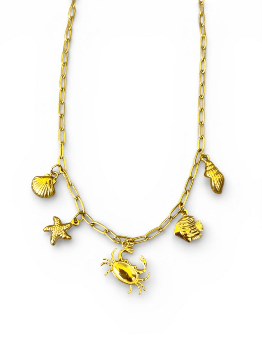 Charm Avenue Soleil charm necklace - 18k gold plated - Shop women's at Charm Avenue