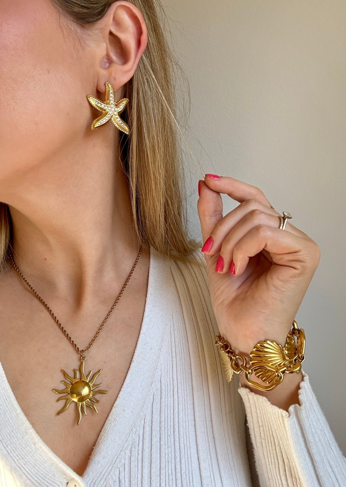 Charm Avenue Starfish statement earring - Shop women's at Charm Avenue