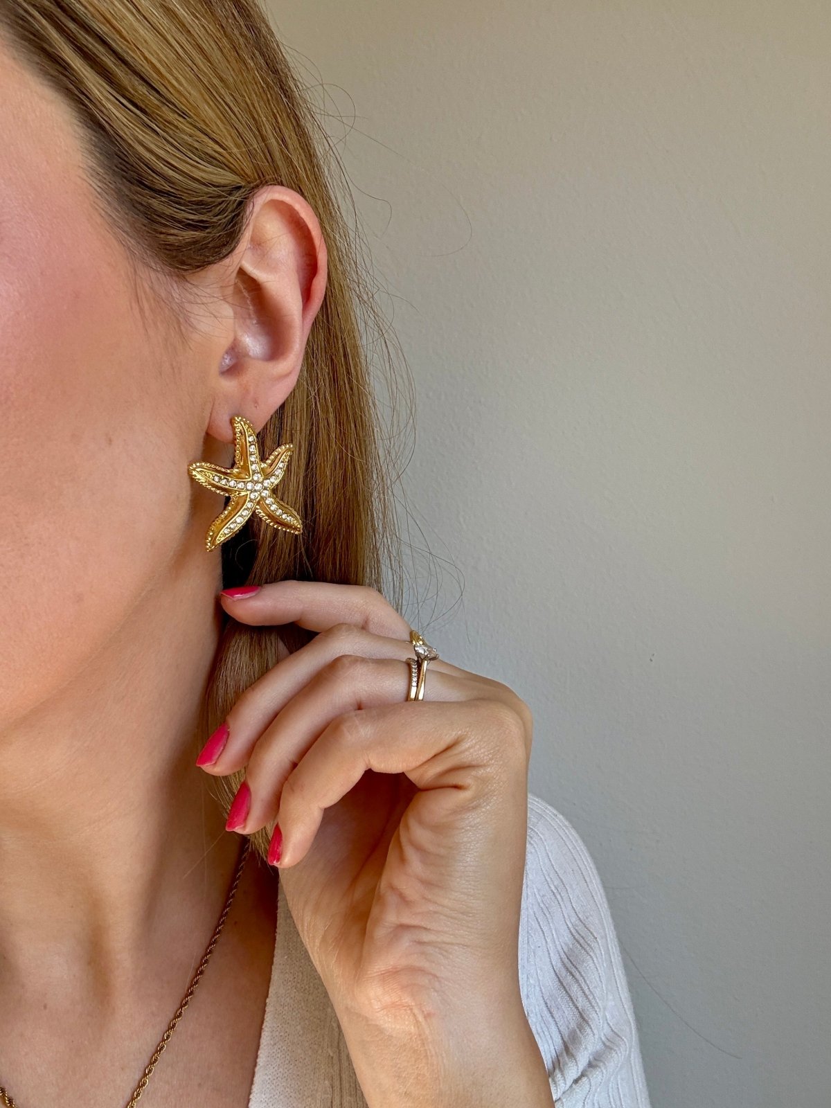 Charm Avenue Starfish statement earring - Shop women's at Charm Avenue