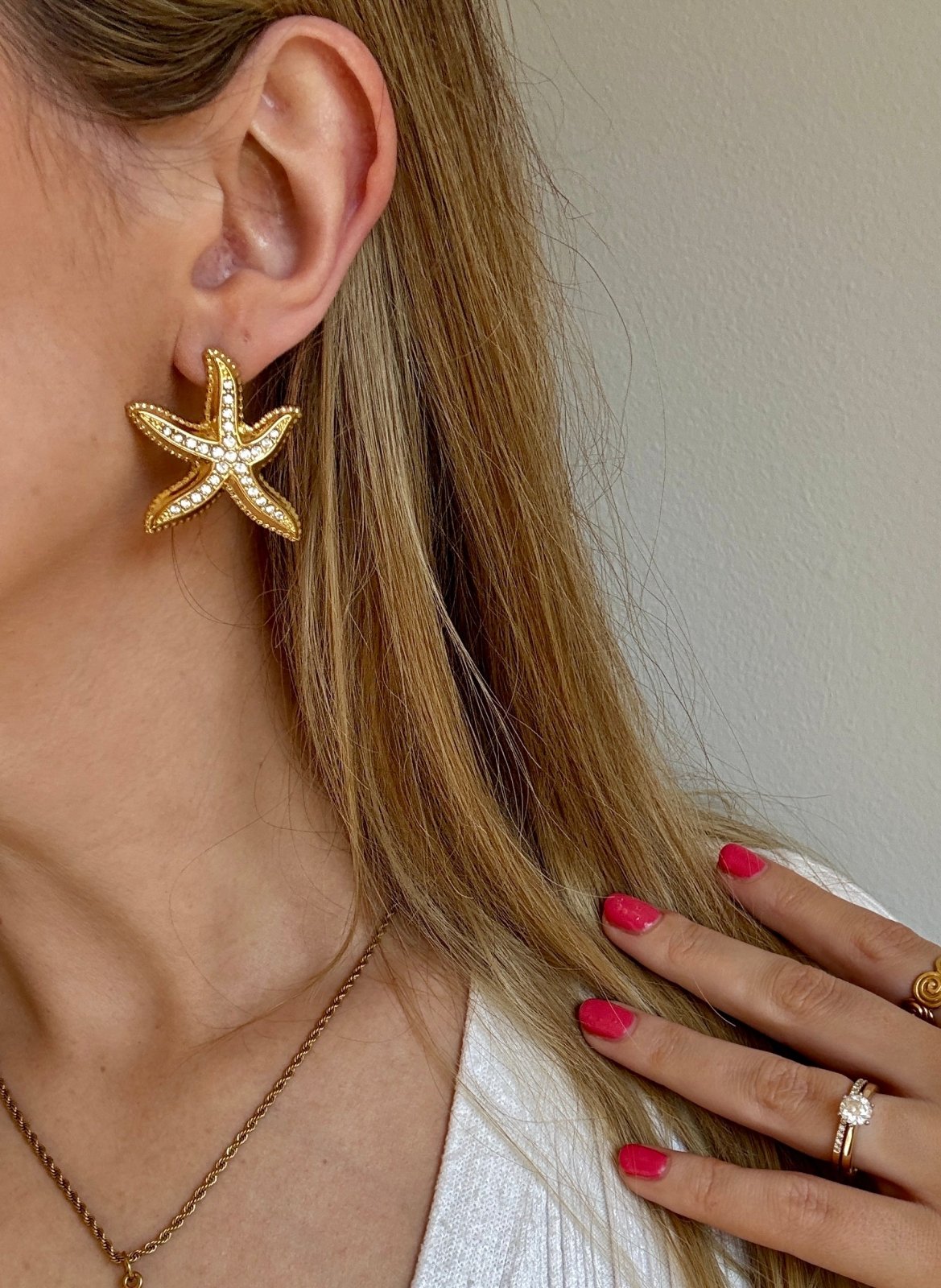 Charm Avenue Starfish statement earring - Shop women's at Charm Avenue