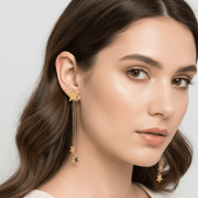 Charm Avenue Starry night earrings - 18k gold plated - Shop women's at Charm Avenue