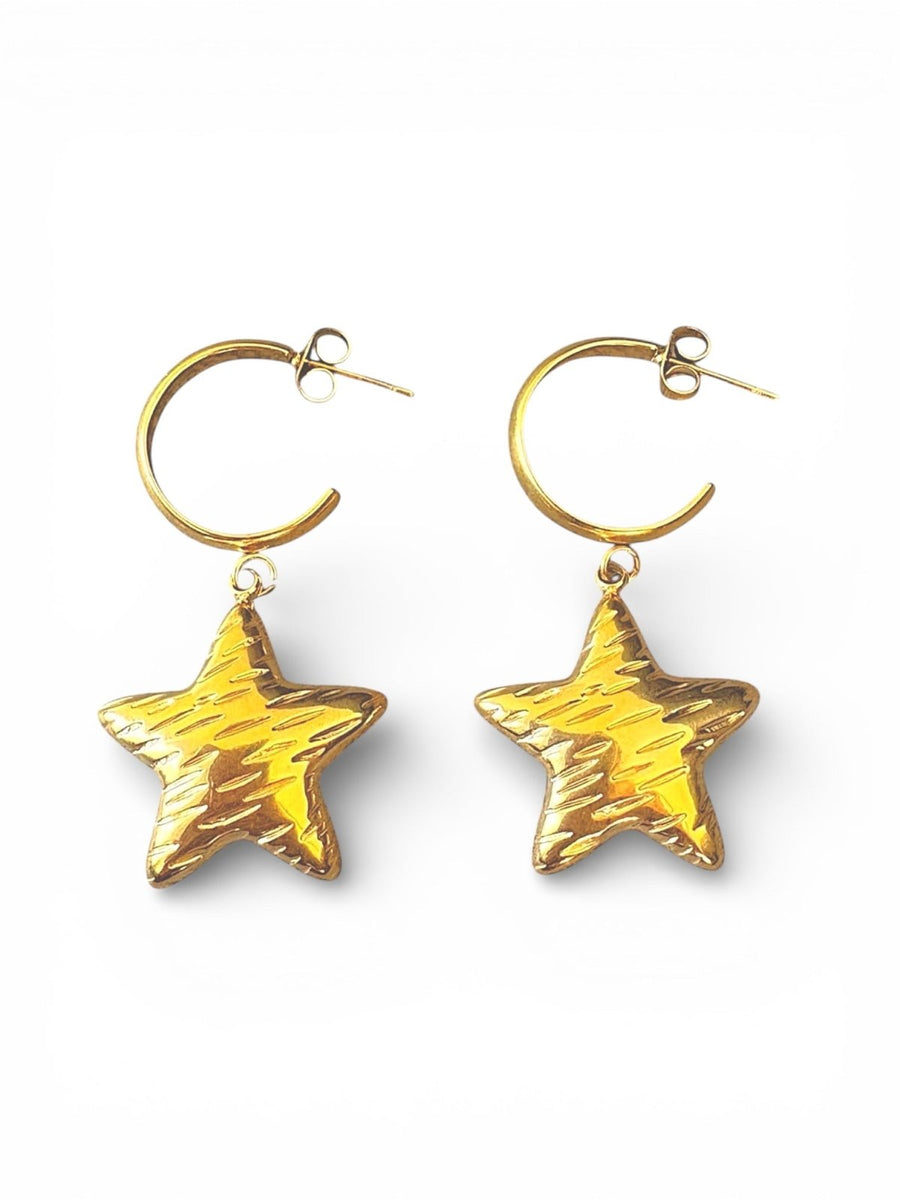 Charm Avenue Stella earrings - 18k gold plated - Shop women's at Charm Avenue