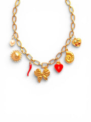 Charm Avenue Stupid Cupid charm necklace - 18k gold plated - Shop women's at Charm Avenue