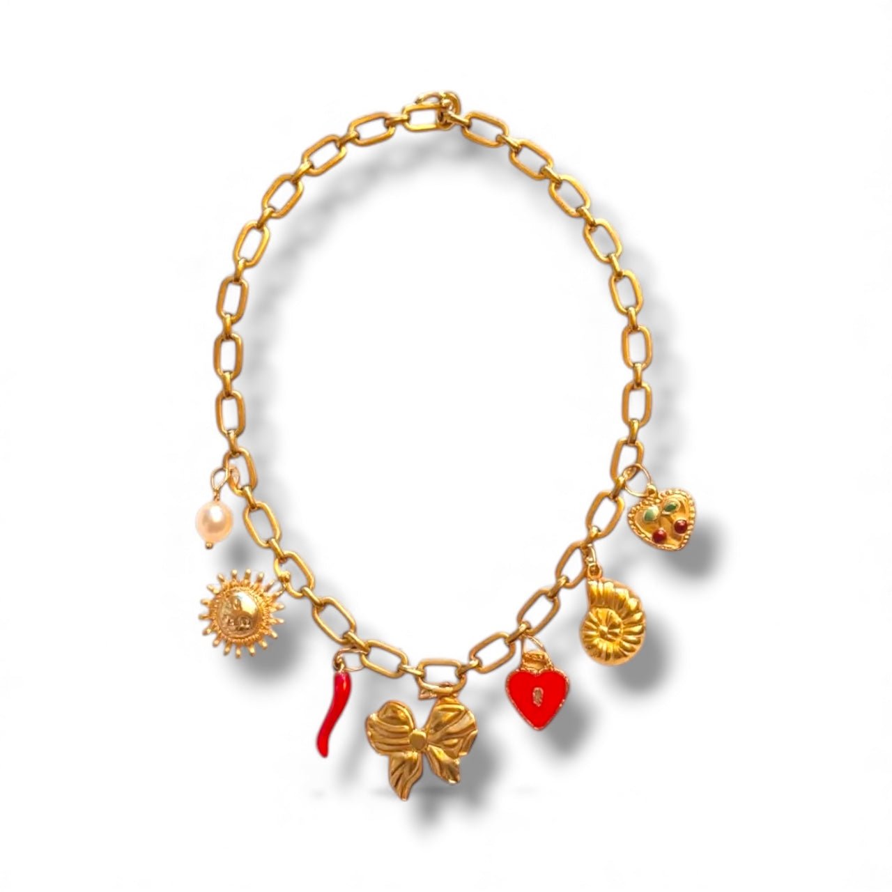 Charm Avenue Stupid Cupid charm necklace - 18k gold plated - Shop women's at Charm Avenue