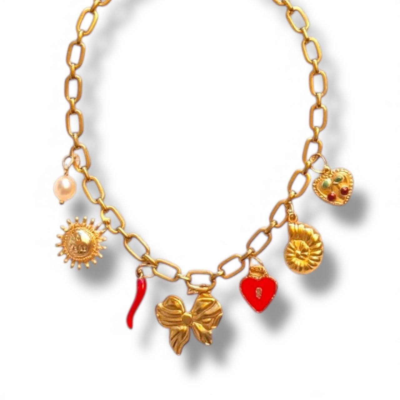 Charm Avenue Stupid Cupid charm necklace - 18k gold plated - Shop women's at Charm Avenue