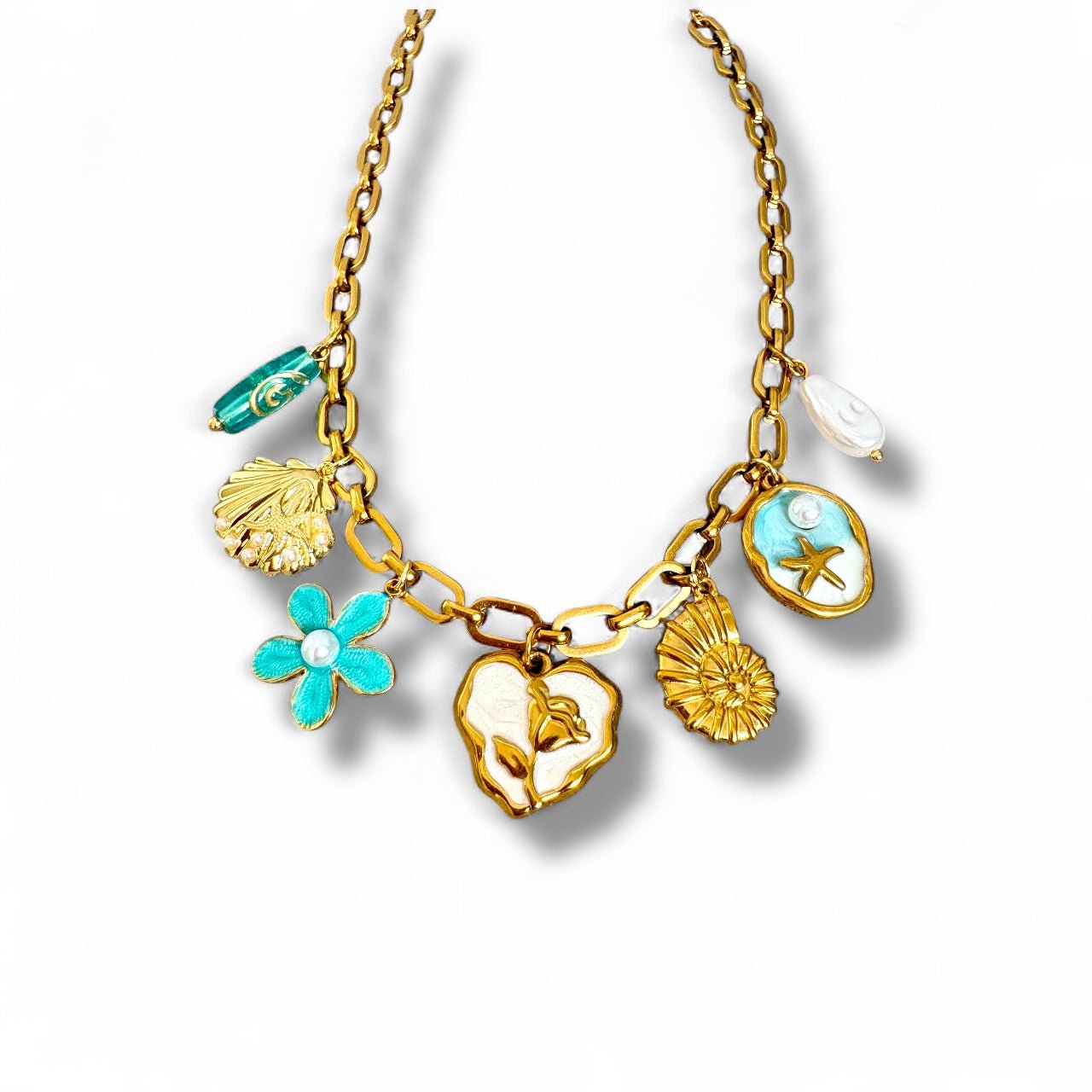 Charm Avenue Summer nights charm necklace - 18k gold plated - Shop women's at Charm Avenue