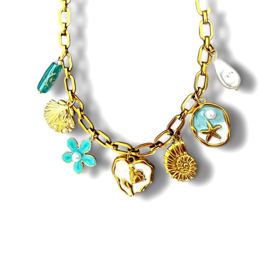 Charm Avenue Summer nights charm necklace - 18k gold plated - Shop women's at Charm Avenue