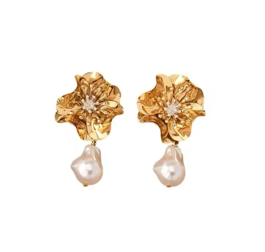 St Lucia Boutique Sunny flower earring - Shop women's at St Lucia Boutique