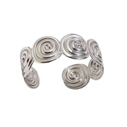 Charm Avenue Swirl cuff bracelet - silver - Shop women's at Charm Avenue