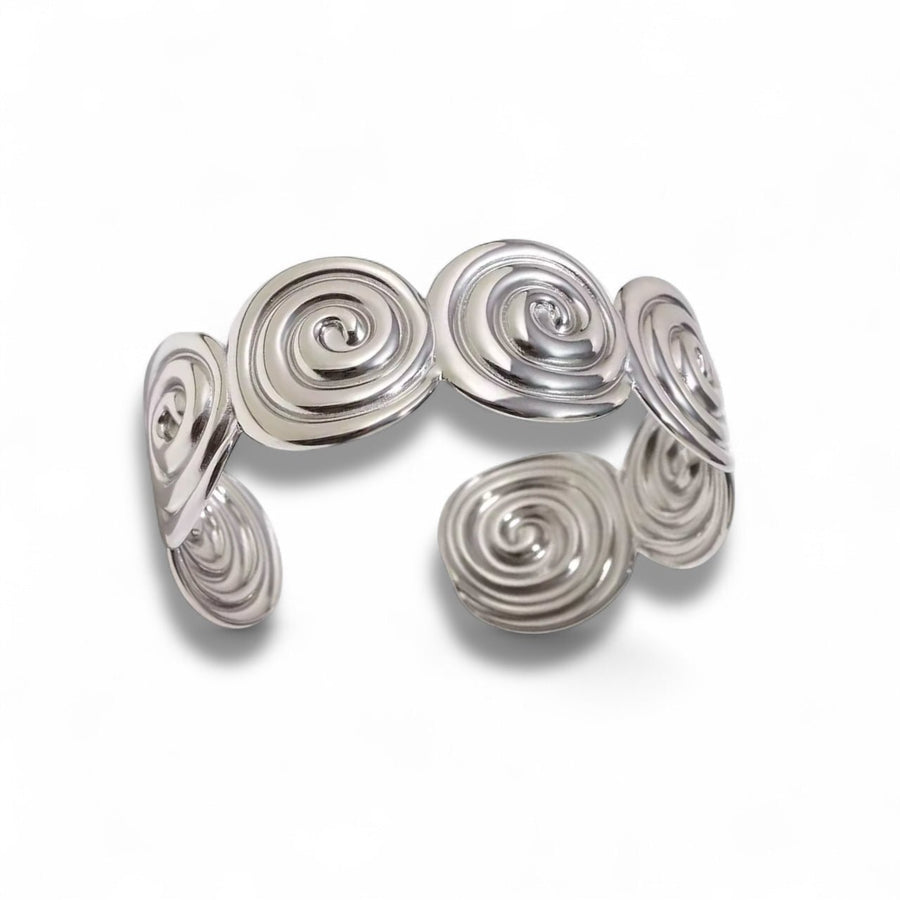 Charm Avenue Swirl cuff bracelet - silver - Shop women's at Charm Avenue