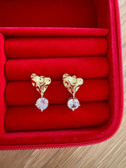 Charm Avenue Tainted love drop earring - 18k gold plated - Shop women's at Charm Avenue
