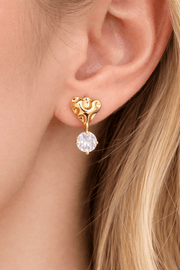 Charm Avenue Tainted love drop earring - 18k gold plated - Shop women's at Charm Avenue