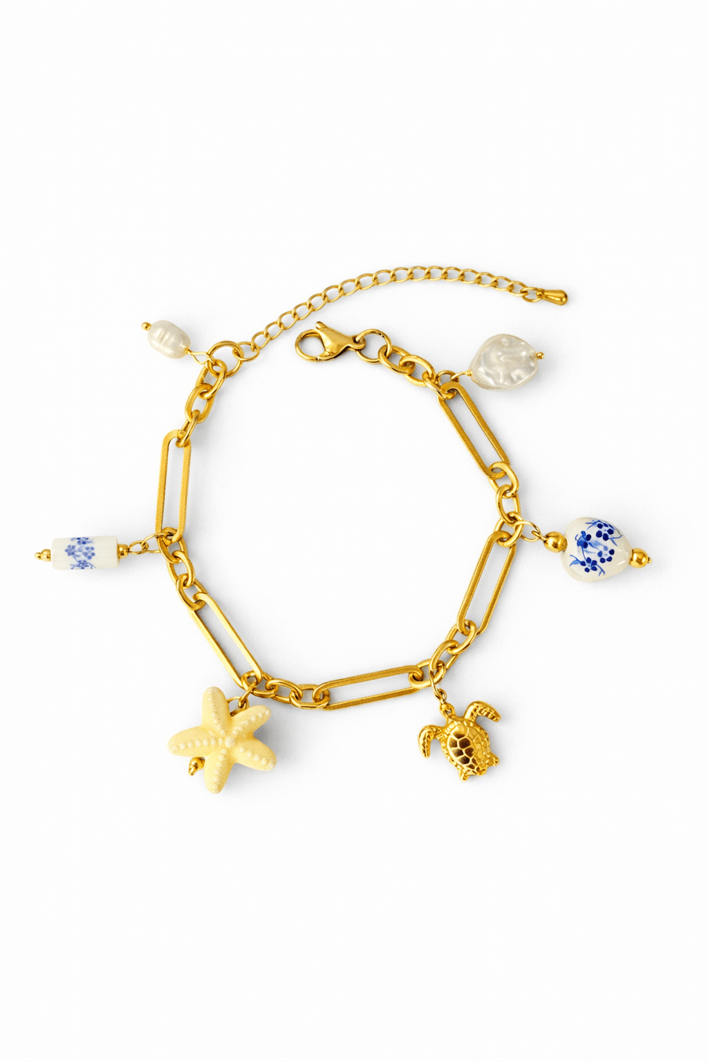 Charm Avenue Taya charm bracelet - 18k gold plated - Shop women's at Charm Avenue