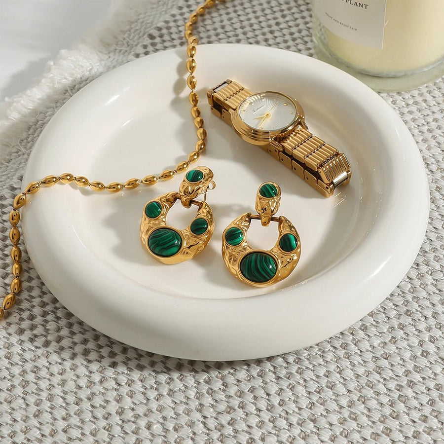 Charm Avenue Torino earring - 18k gold plated - Shop women's at Charm Avenue