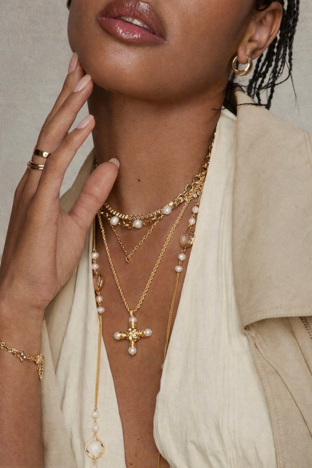 Charm Avenue Torrance necklace - 18k gold plated - Shop women's at Charm Avenue