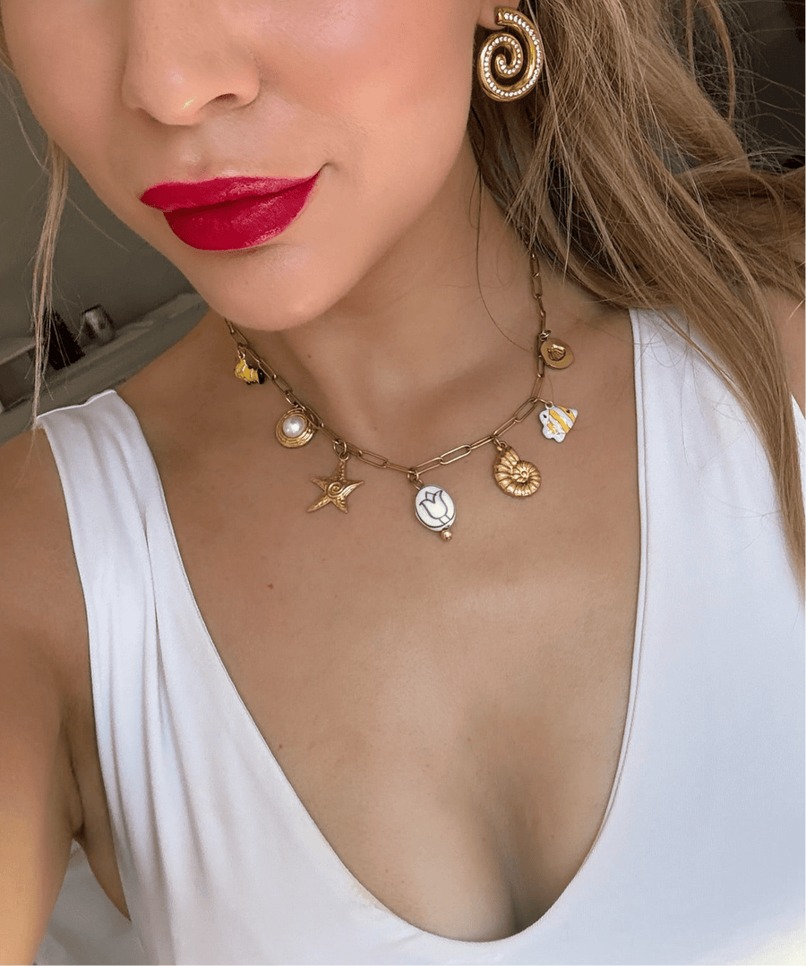 St Lucia Boutique Vacation life - charm necklace - Shop women's at Charm Avenue