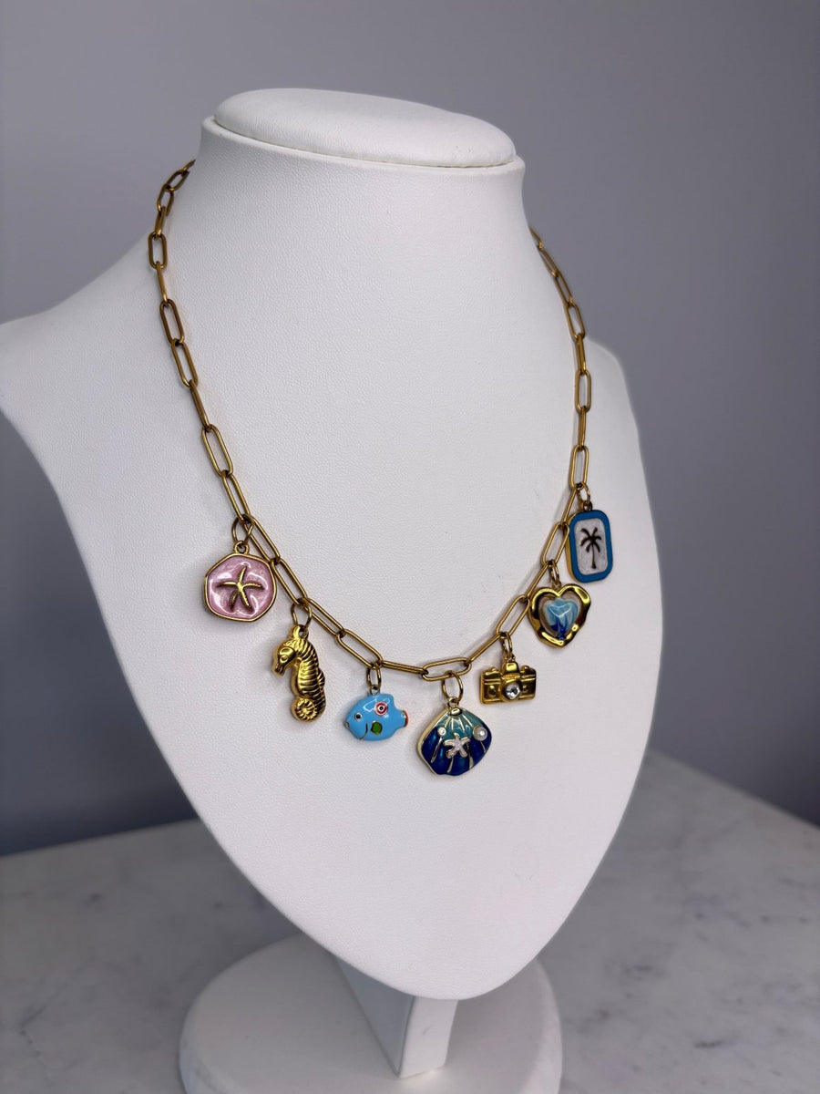 St Lucia Boutique Vanessa - charm necklace - Shop women's at St Lucia Boutique
