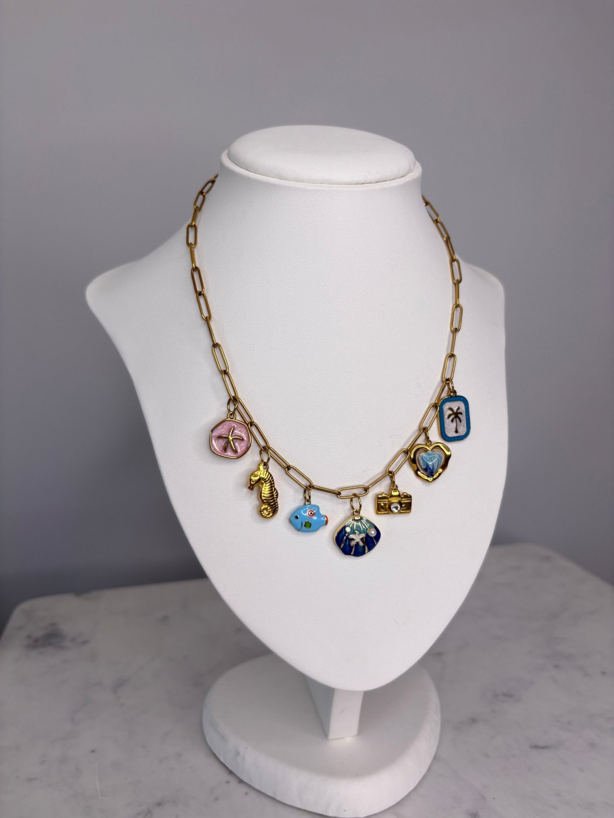 St Lucia Boutique Vanessa - charm necklace - Shop women's at St Lucia Boutique