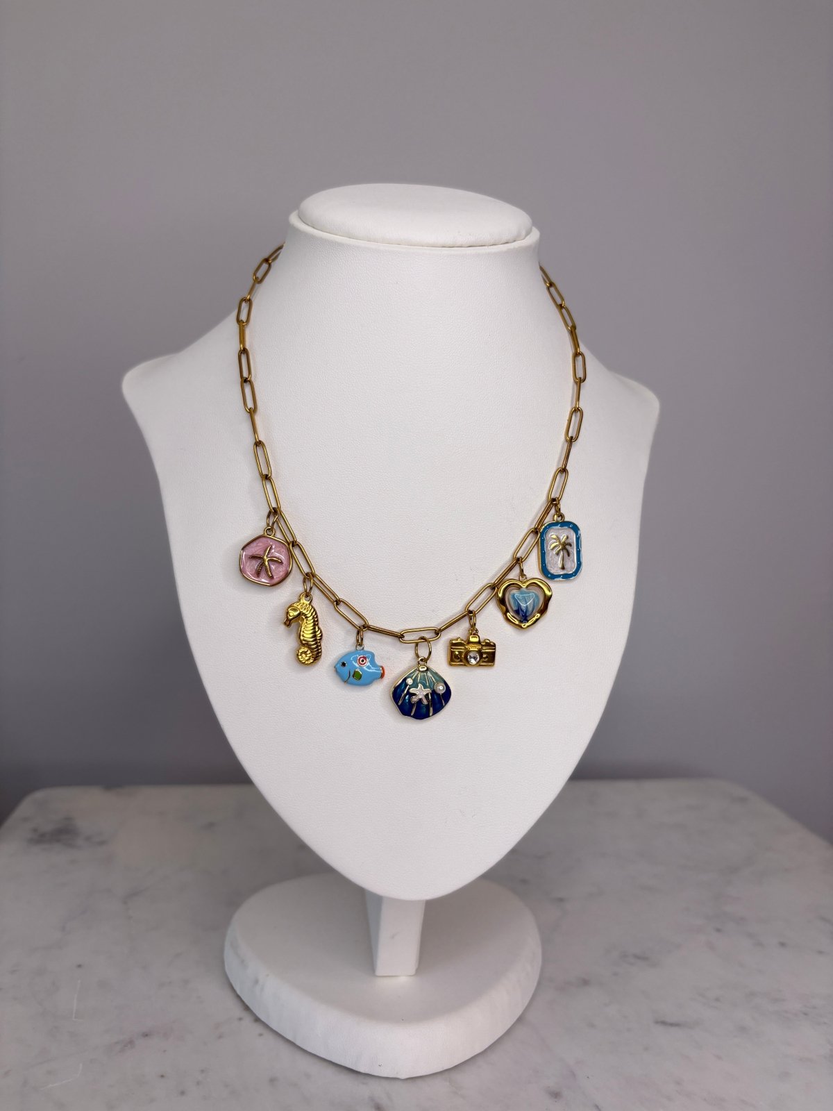 St Lucia Boutique Vanessa - charm necklace - Shop women's at St Lucia Boutique