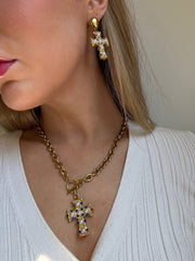 Charm Avenue Vintage cross necklace - Shop women's at Charm Avenue