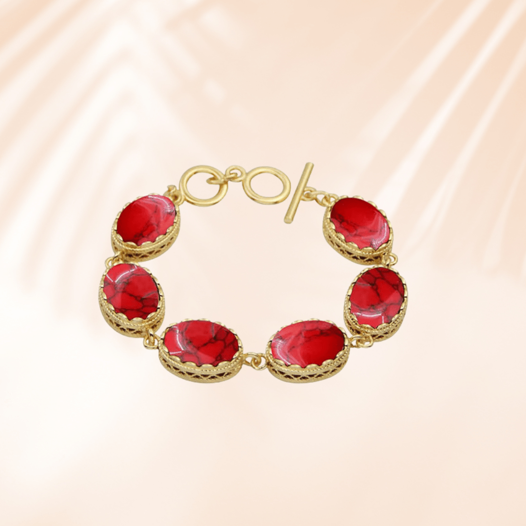 Charm Avenue Vintage rose bracelet - 14k gold plated - Shop women's at Charm Avenue