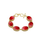 Charm Avenue Vintage rose bracelet - 14k gold plated - Shop women's at Charm Avenue