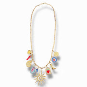 Charm Avenue Viola charm necklace - 18k gold plated - Shop women's at Charm Avenue