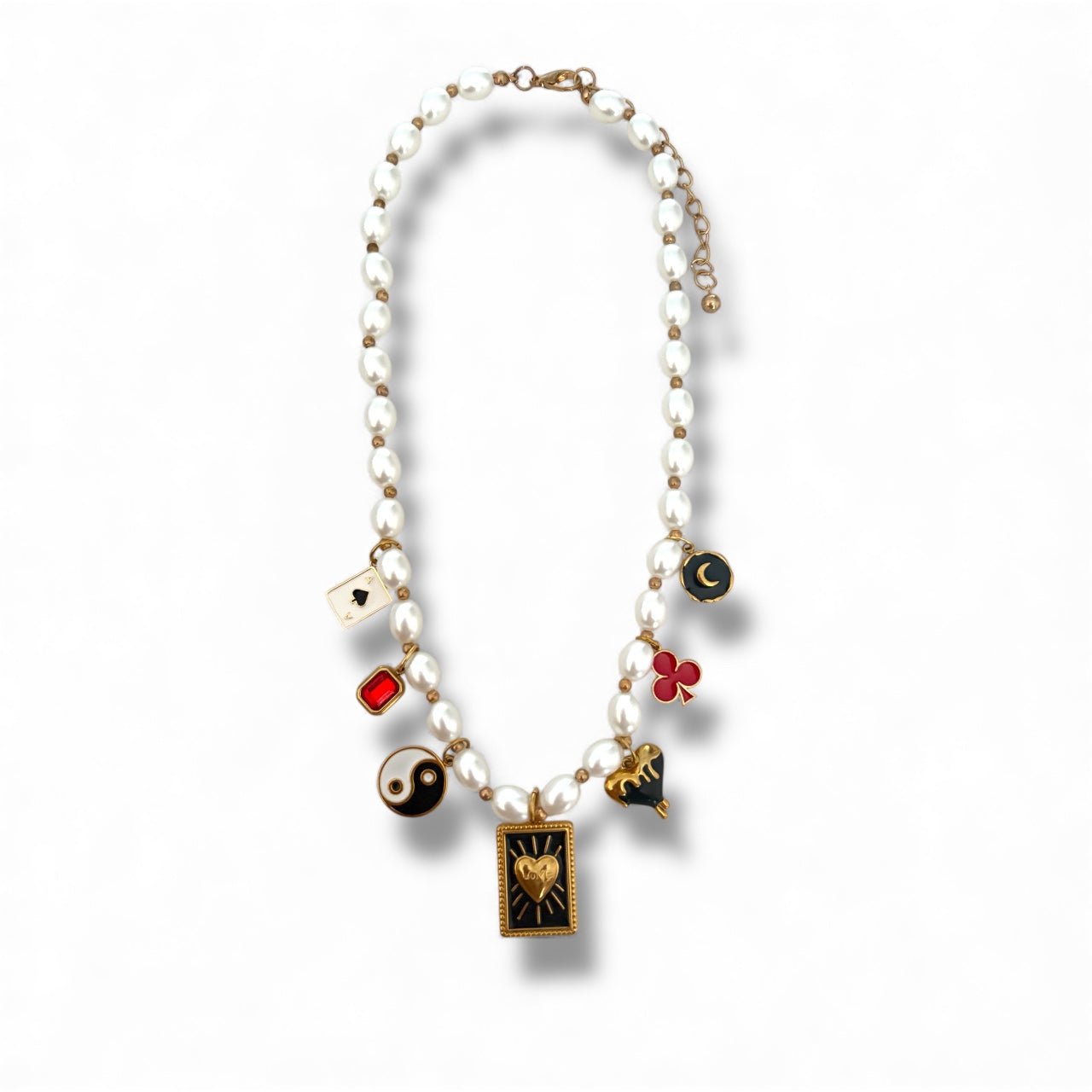 Charm Avenue Yang necklace - 18k gold plated - Shop women's at Charm Avenue