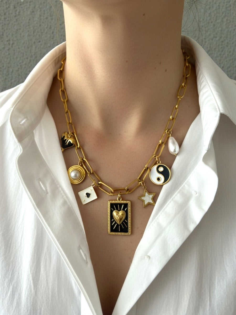 Charm Avenue Ying charm necklace - 18k gold plated - Shop women's at Charm Avenue